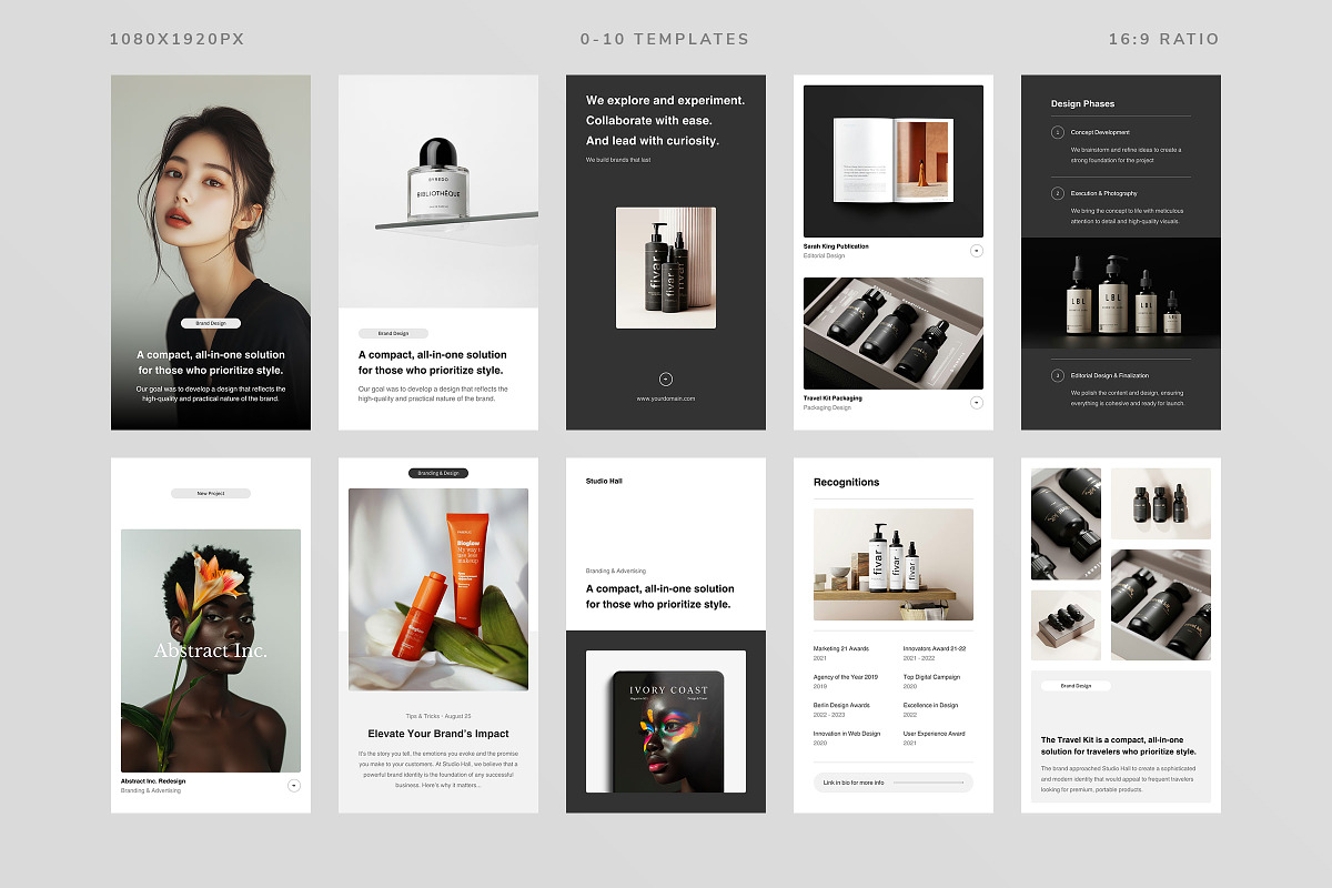 Studio Hall Social Media Kit, a Social Media Template by Ruben Stom (Photo 13 of 20)