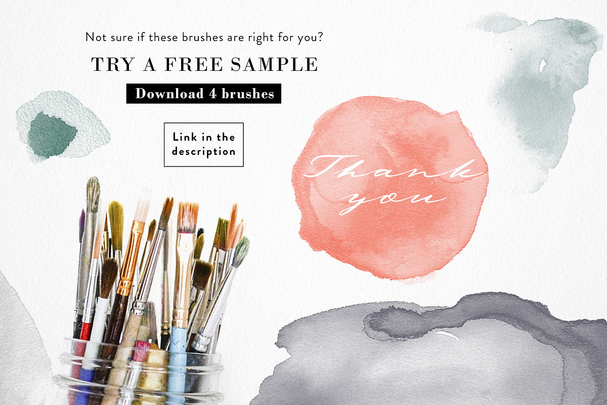 Abstract Watercolor - PS Brushes, a Brush Add-On by Struvictory.art (Photo 7 of 7)