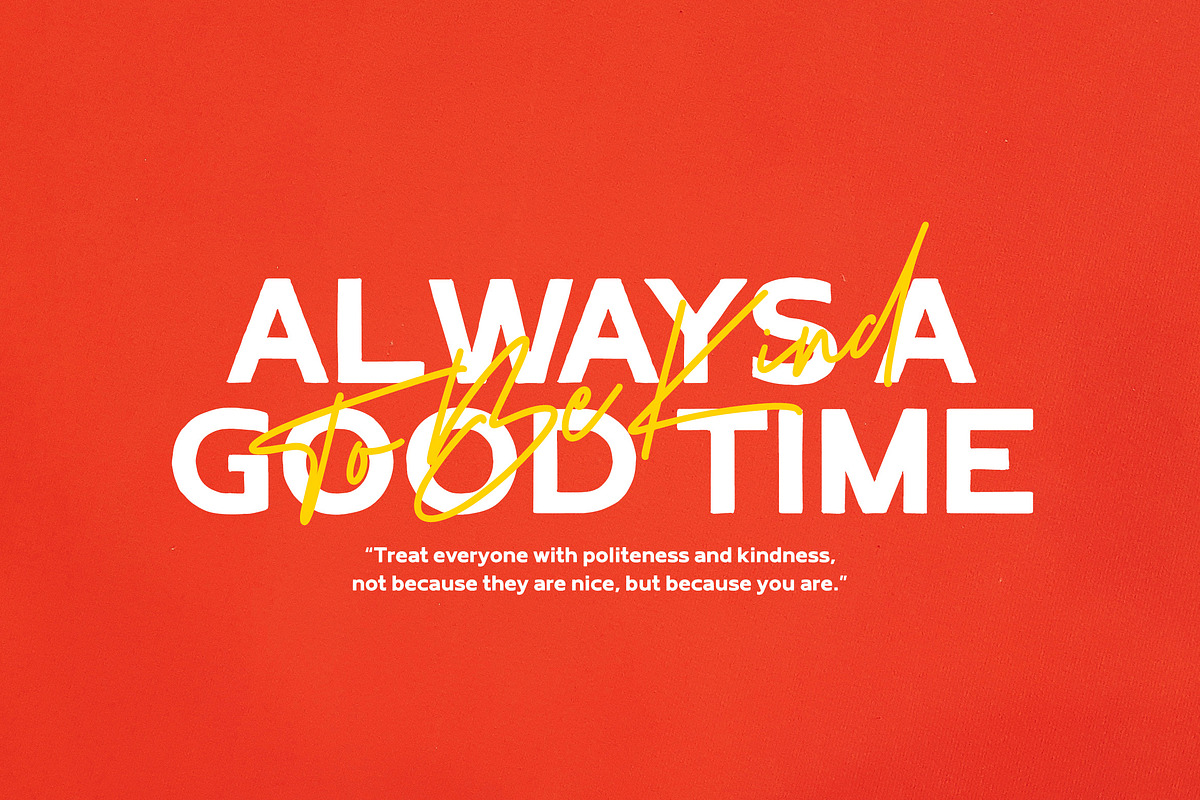 Amberla Script Sans Font, a Script Font by Maulana Creative (Photo 3 of 6)