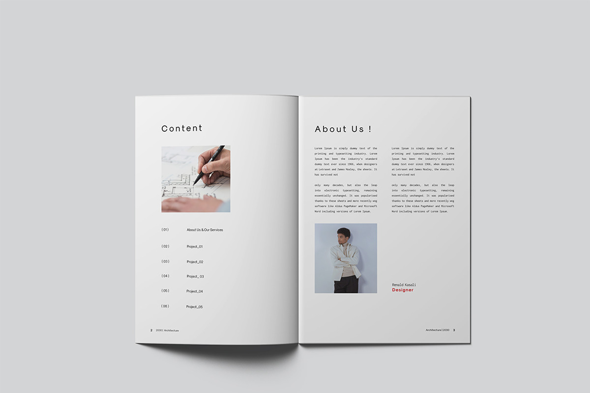 Architecture Portfolio Template, a Brochure Template by Alhaytar (Photo 2 of 12)