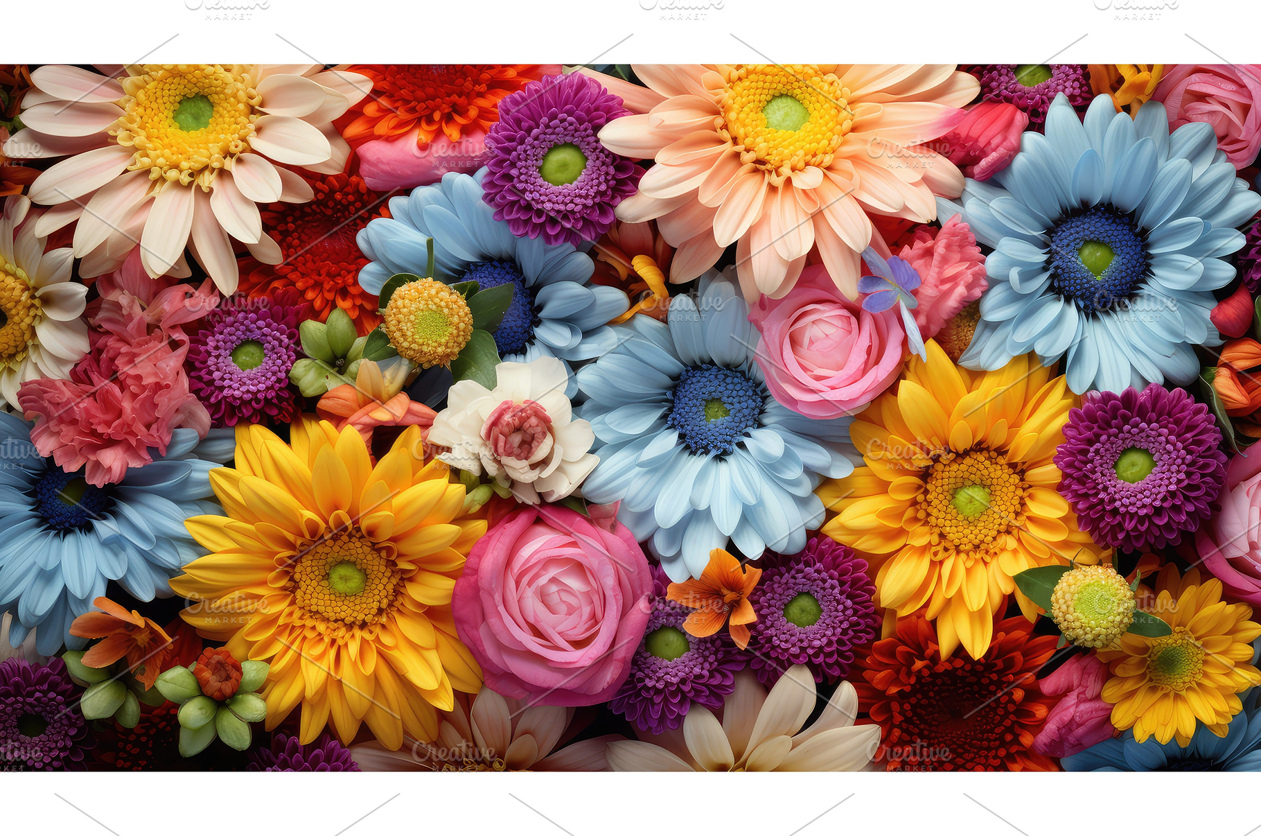 centerpiece composition flower ai, a Nature Photo by pikepicture