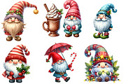Cute Christmas Gnome Sublimation Bun, an Illustration by Designworld (Thumbnail 5 of 6)