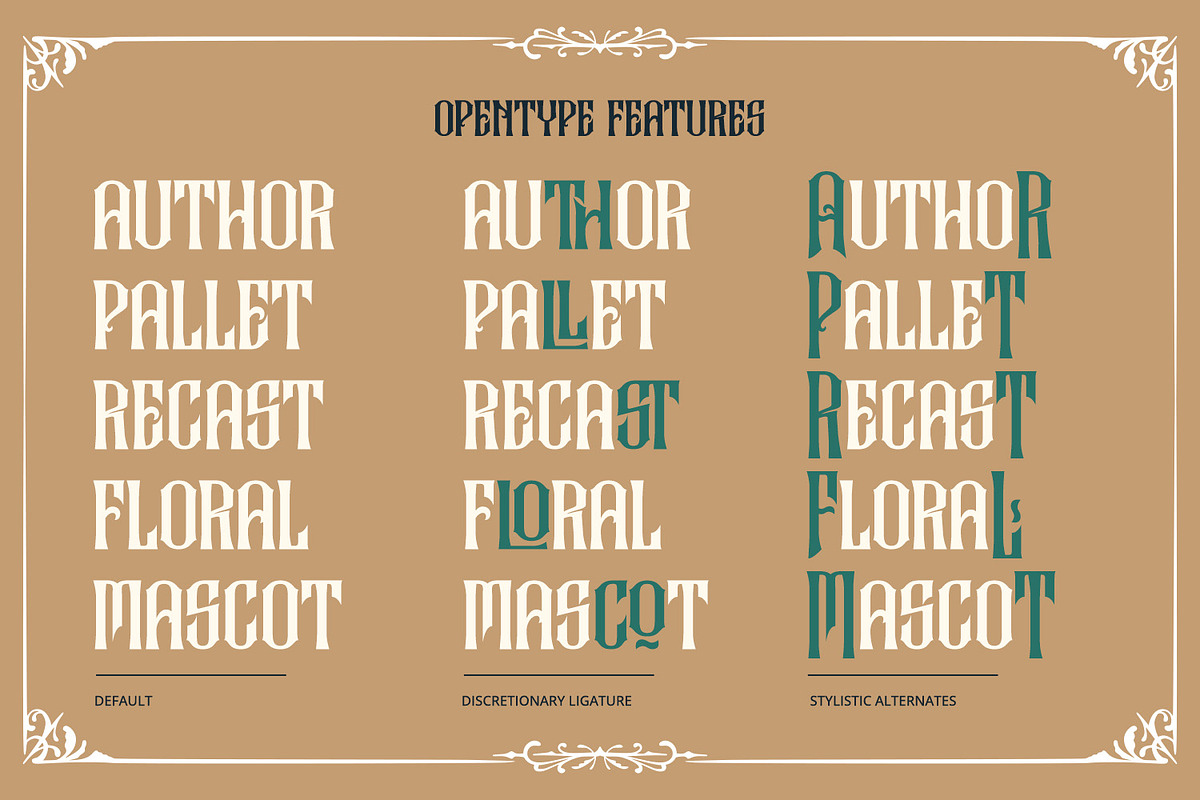 Celoster, a Symbol Font by Vintage Division (Photo 11 of 15)