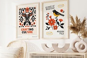 Modern Folk | Wall Art Creator, an Object Graphic by Leleka.Store (Thumbnail 16 of 20)