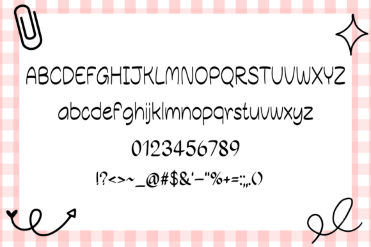 Lolipop Font, a Sans Serif Font by Cutie_Kate_Studio (Photo 9 of 13)