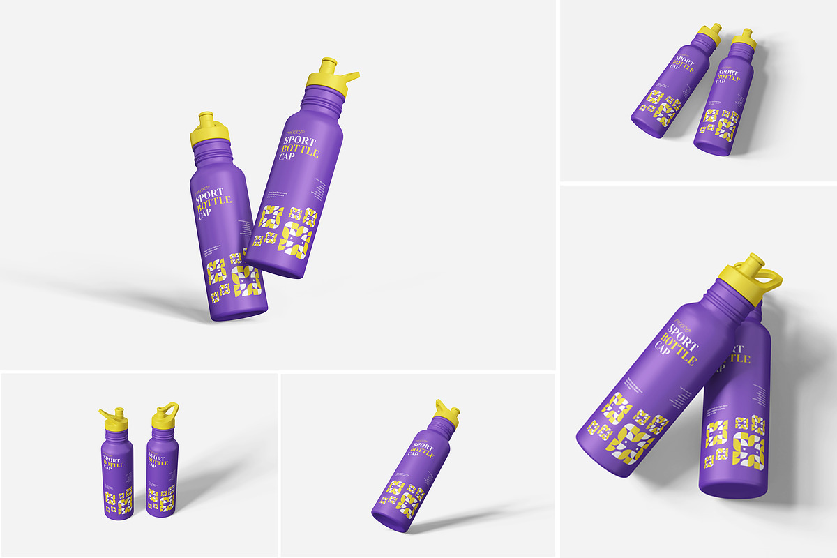 Bottle Sport Mockup, a Product Mockup by Indah (Photo 1 of 6)