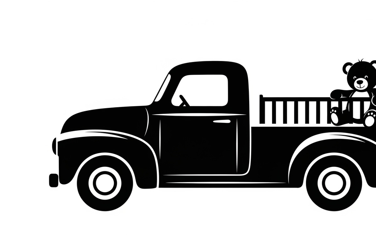 Cute baby toy truck design featuring, an Illustration by Amazin_art (Photo 28 of 33)