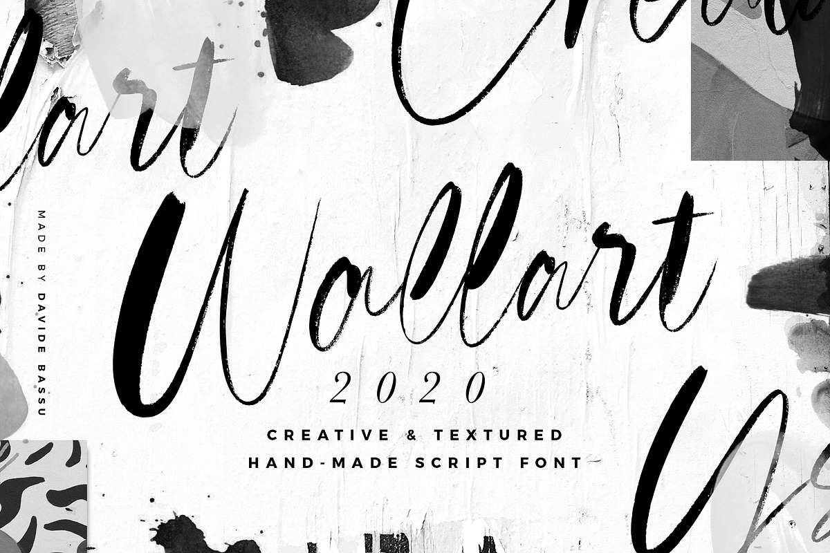 Wallart 2020 - Modern Messy Script