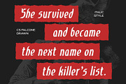 CS Falcone Drawn, a Blackletter Font by Craft Supply Co. (Thumbnail 2 of 8)