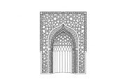 Islamic Arch Window Mandala Bundle, an Illustration by Artivon (Thumbnail 18 of 45)