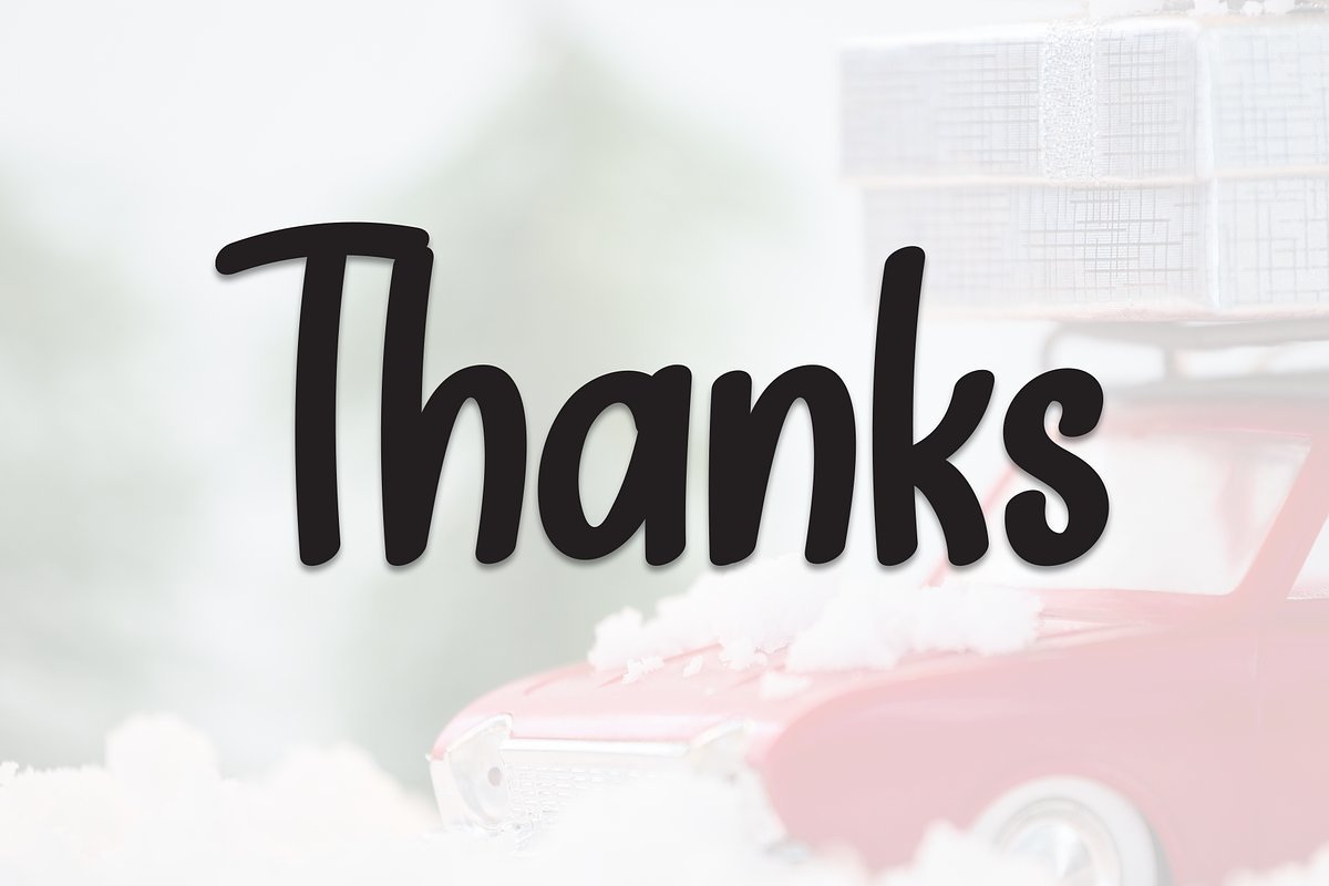 Christmas Adventure | Script Font, a Handwritten Font by Scratchones (Photo 8 of 8)