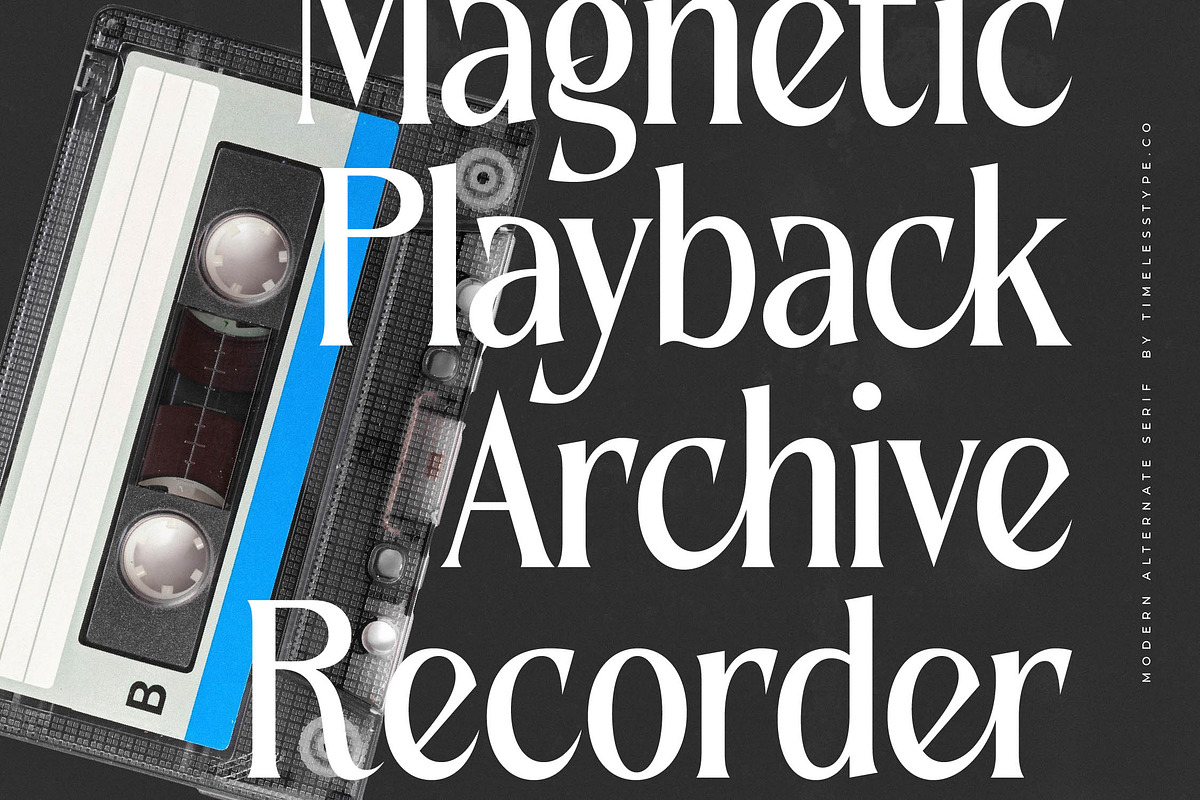 Qugotic Modern Alternate Serif, a Serif Font by timelesstype.co (Photo 10 of 20)