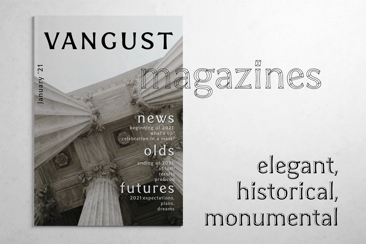 Sigillium - carved flare serif fonts, a Serif Font by AveNa (Photo 11 of 14)