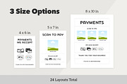 Scan to Pay Sign Package for Canva, a Flyer Template by Dandymark (Thumbnail 4 of 8)