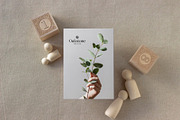 Nursery Themed Greeting Card Mockup, a Household Mockup by OakstoneCreative (Thumbnail 8 of 8)