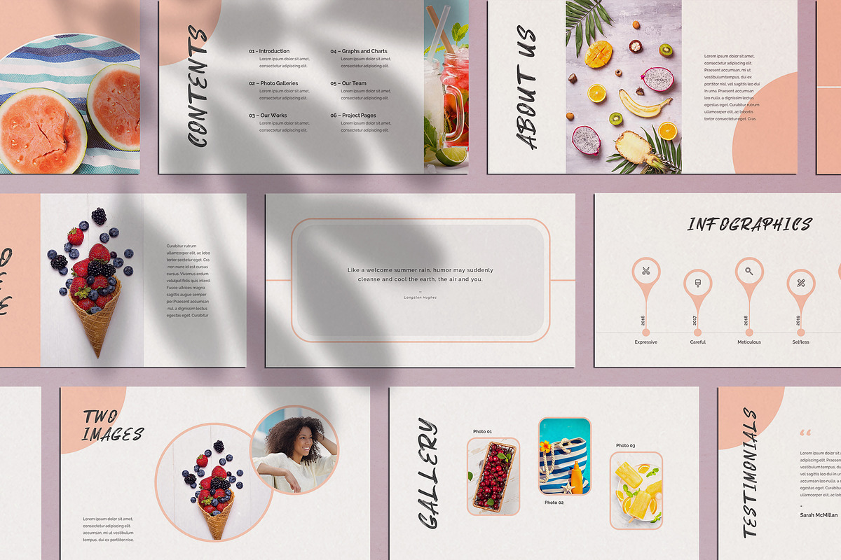 Nectarine Keynote Presentation, a Presentation Template by SlideStation (Photo 1 of 12)