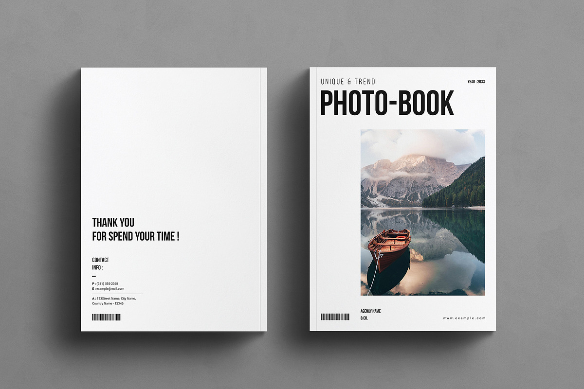 Photography Book Design Template, a Brochure Template by E-Type (Photo 8 of 8)
