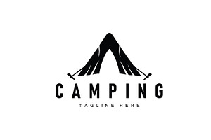 Simple vector outdoor camping logo, a Branding & Logo Template by Maylianaw28