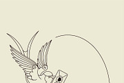 Old School Tattoo Love Message, an Object Graphic by JeraRS (Thumbnail 2 of 2)