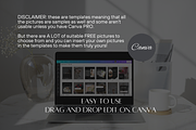 Dark Wellness Instagram Templates, a Social Media Template by SociallyyCreative (Thumbnail 6 of 10)