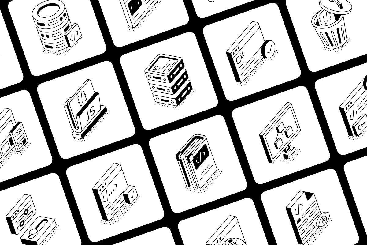 Coding Isometric Illustrations, a Technology Illustration by Vectors Market (Photo 8 of 12)