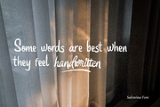 Salentina Rustic Script, a Script Font by Littlehand (Thumbnail 7 of 11)