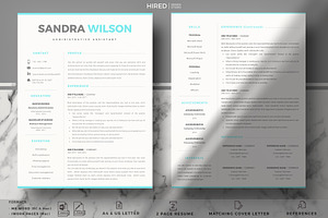 1, 2 & 3 Pages Word Resume Template