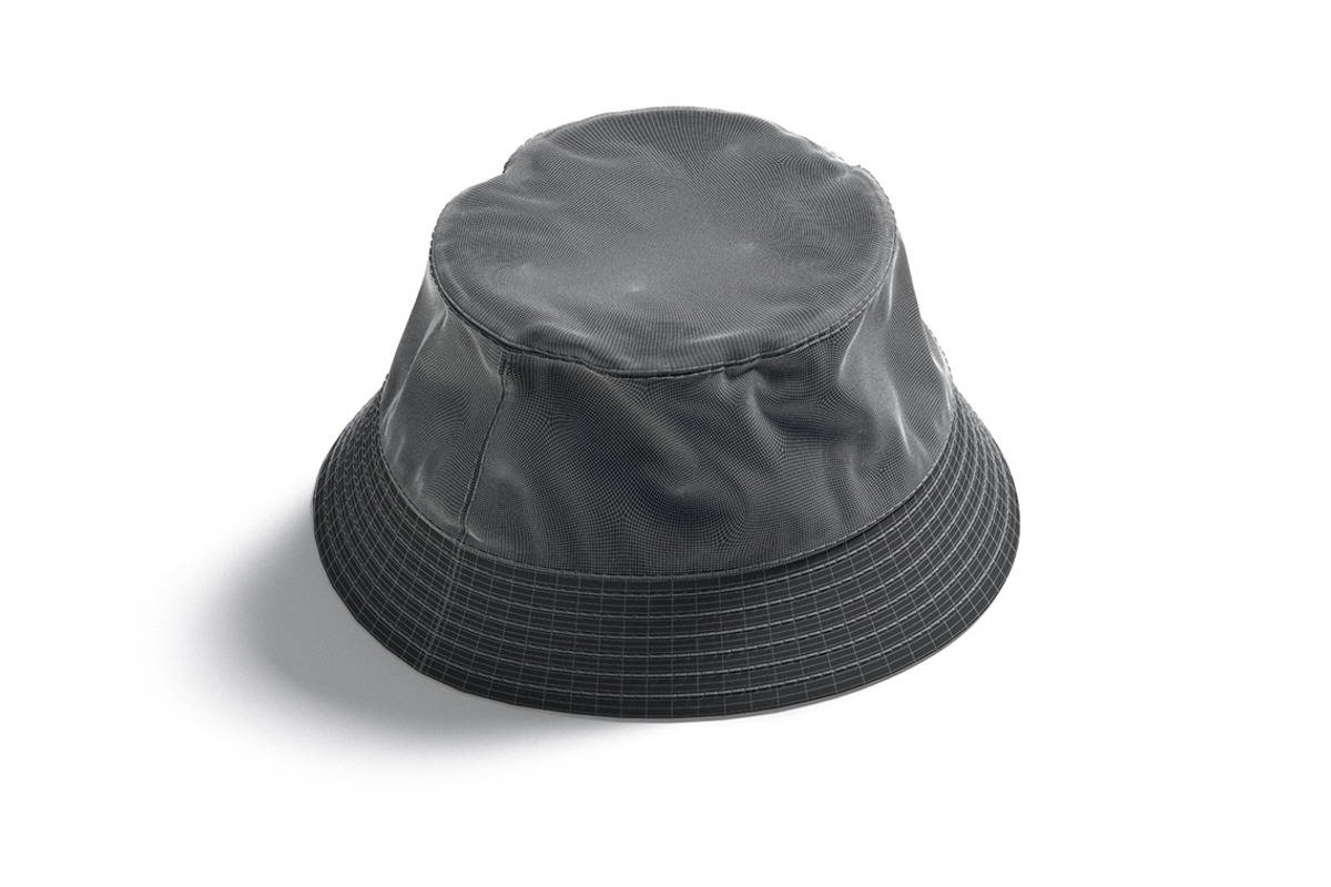 Black Nylon Bucket Hat 3D Model, an Object 3D Model by rebrandy (Photo 9 of 10)