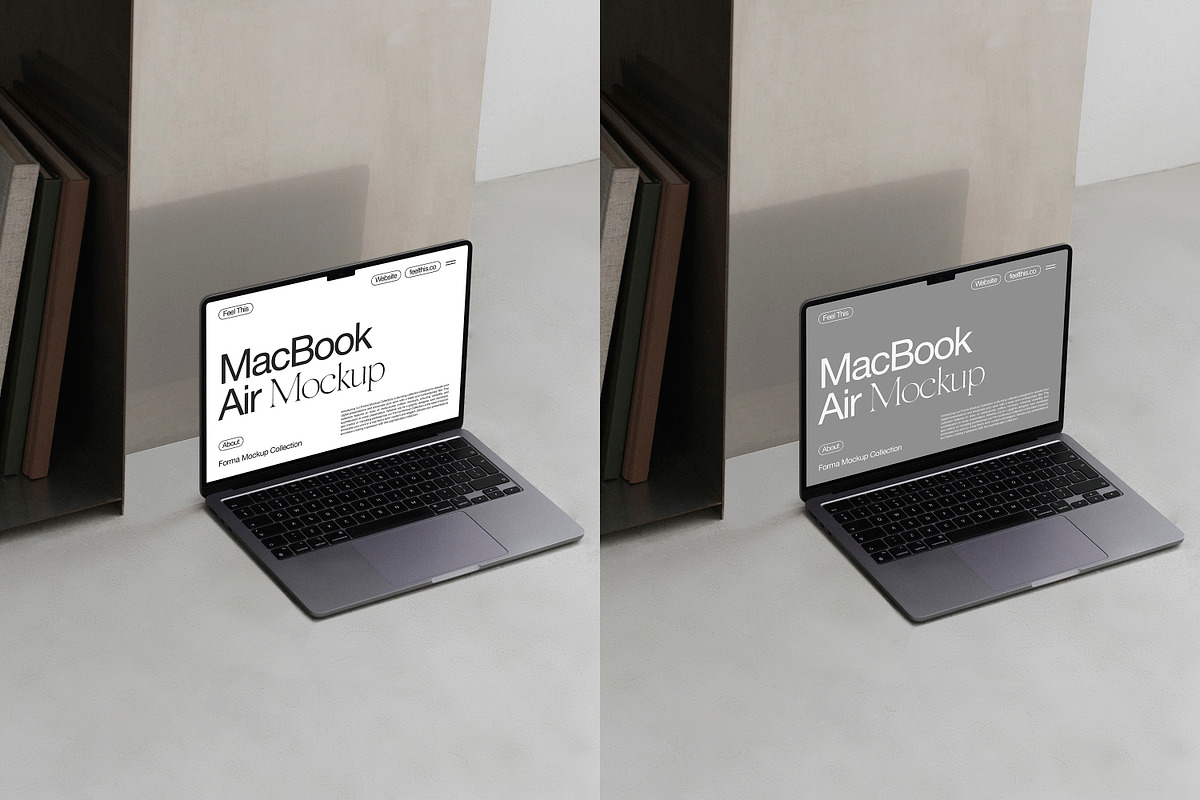 MacBook Air Mockup PSD, a Mac Mockup by Feel This (Photo 2 of 3)