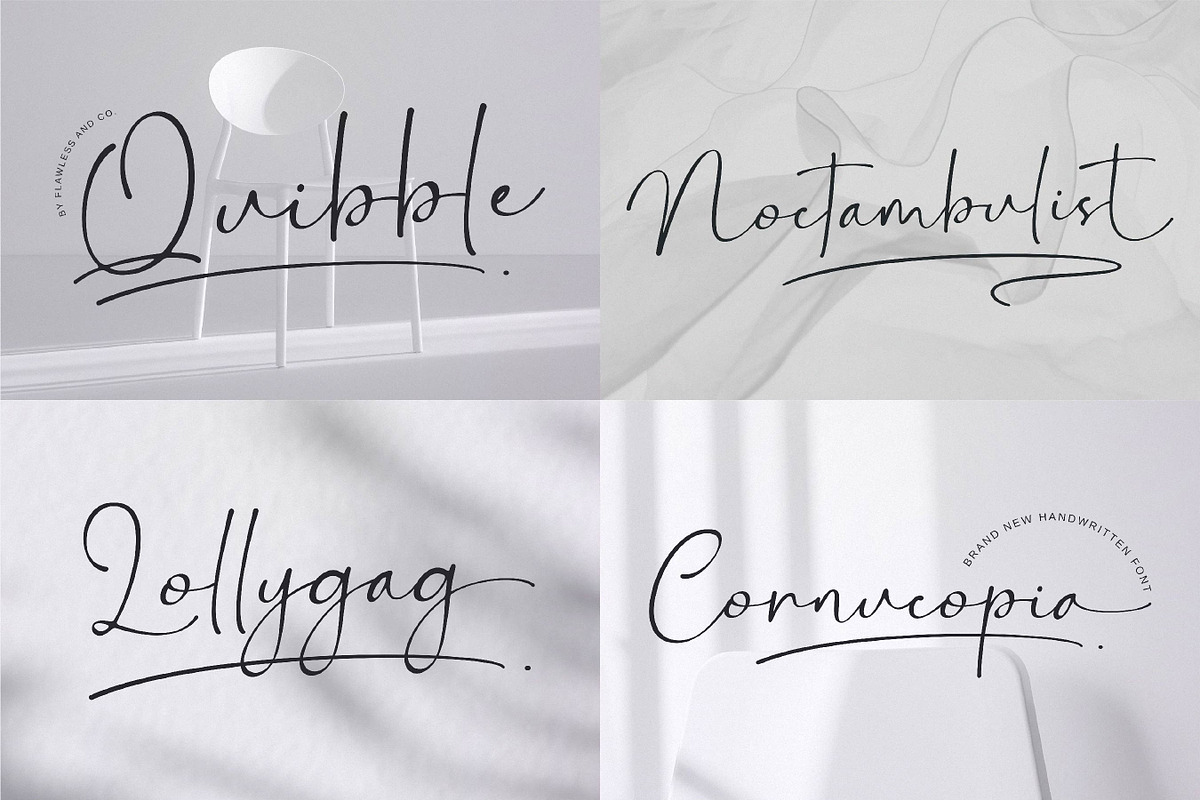 Elegant Script Font Bundle, a Script Font by Flawless And Co (Photo 3 of 11)