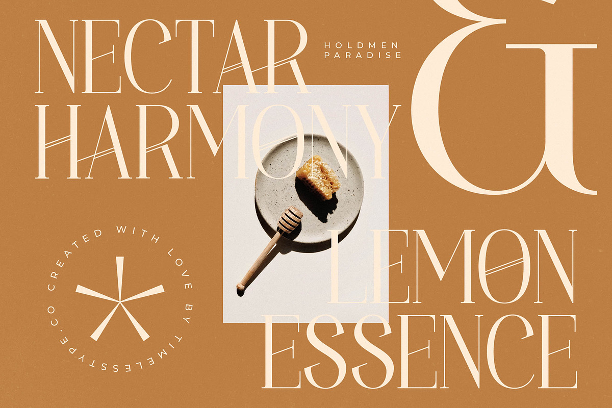Holdmen Paradise Modern Serif, a Serif Font by timelesstype.co (Photo 14 of 20)
