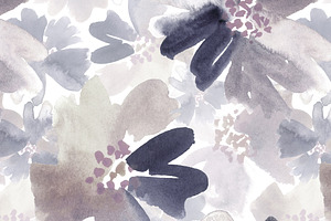Watercolor floral pattern