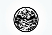 60 Eco Globe Landscape Silhouette, a Technology Illustration by Amazin_art (Thumbnail 24 of 25)