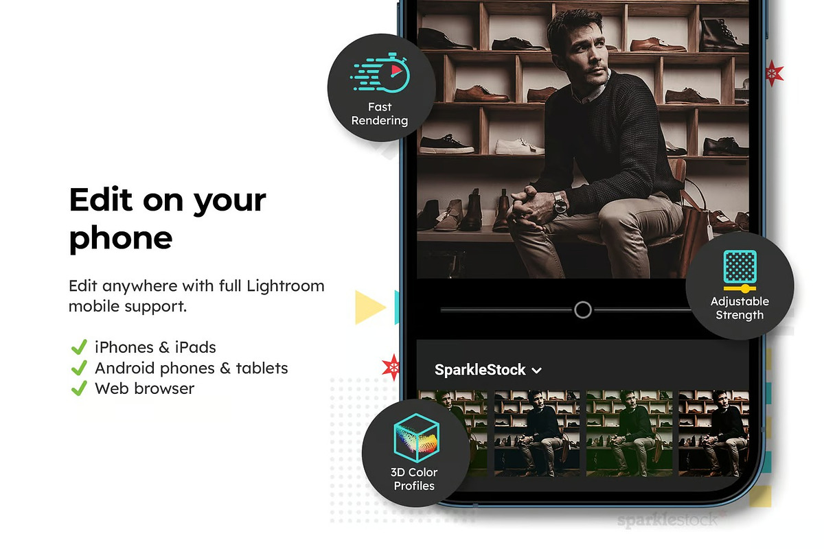 25 Noir Lightroom Presets and LUTs, a Preset Add-On by Hubzway (Photo 2 of 8)