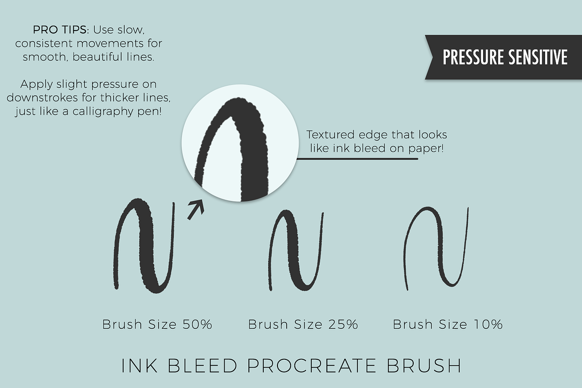 Procreate Lettering Brushes, a Brush Add-On by Beck McCormick (Photo 7 of 18)
