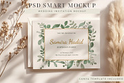 Wedding Invitation PSD Mockup, an Advertising Mockup by ClipCraft (Thumbnail 3 of 9)