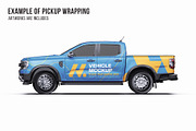 Modern Double Cab Pickup Mockup Set, a Product Mockup by Halal Graphic Studio (Thumbnail 6 of 15)