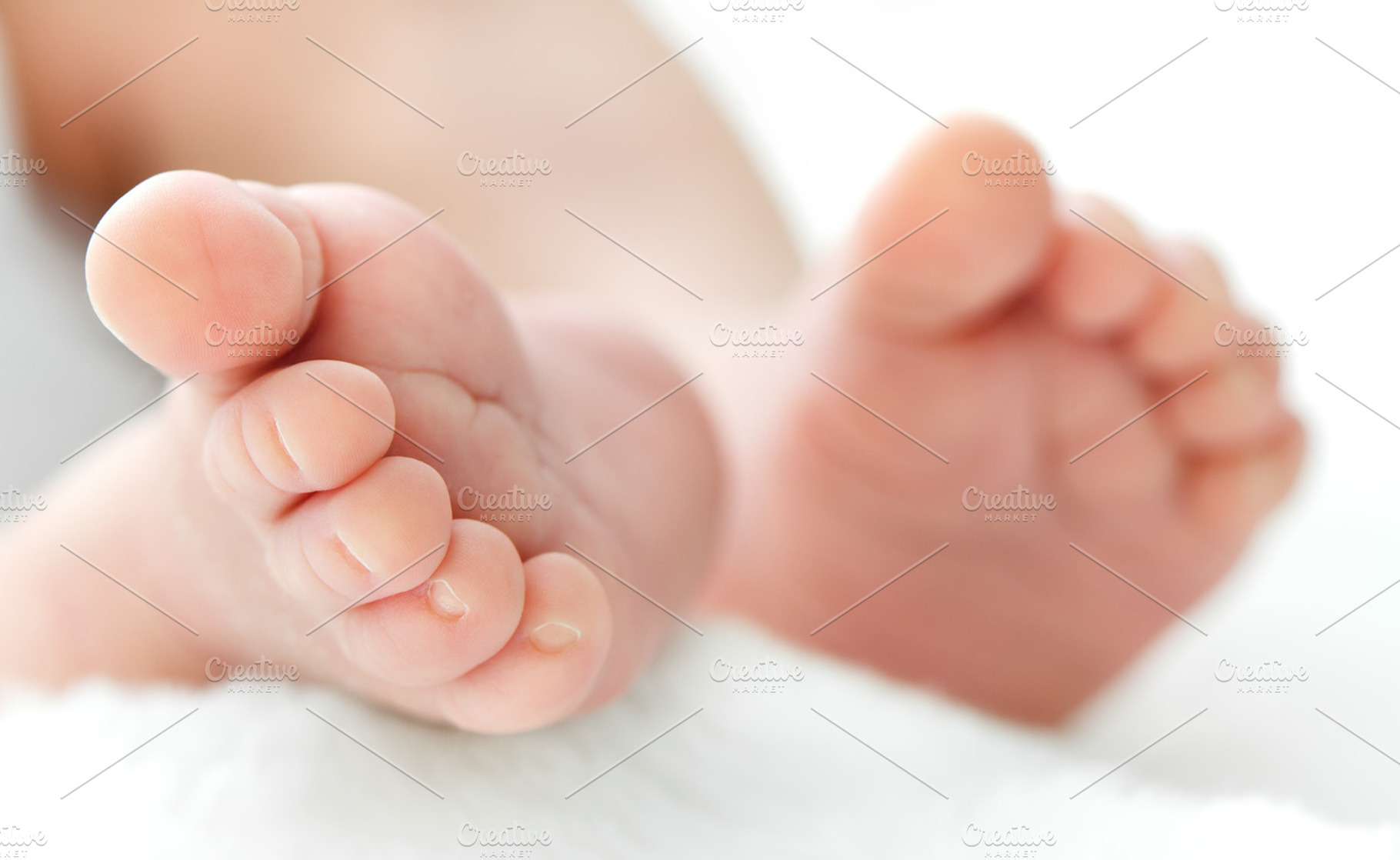 Newborn baby's feet featuring baby, feet, and human, a Person Photo by Lenka_X