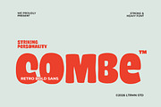 Combe - Retro Bold Sans, a Sans Serif Font by Lettermine (Thumbnail 1 of 10)