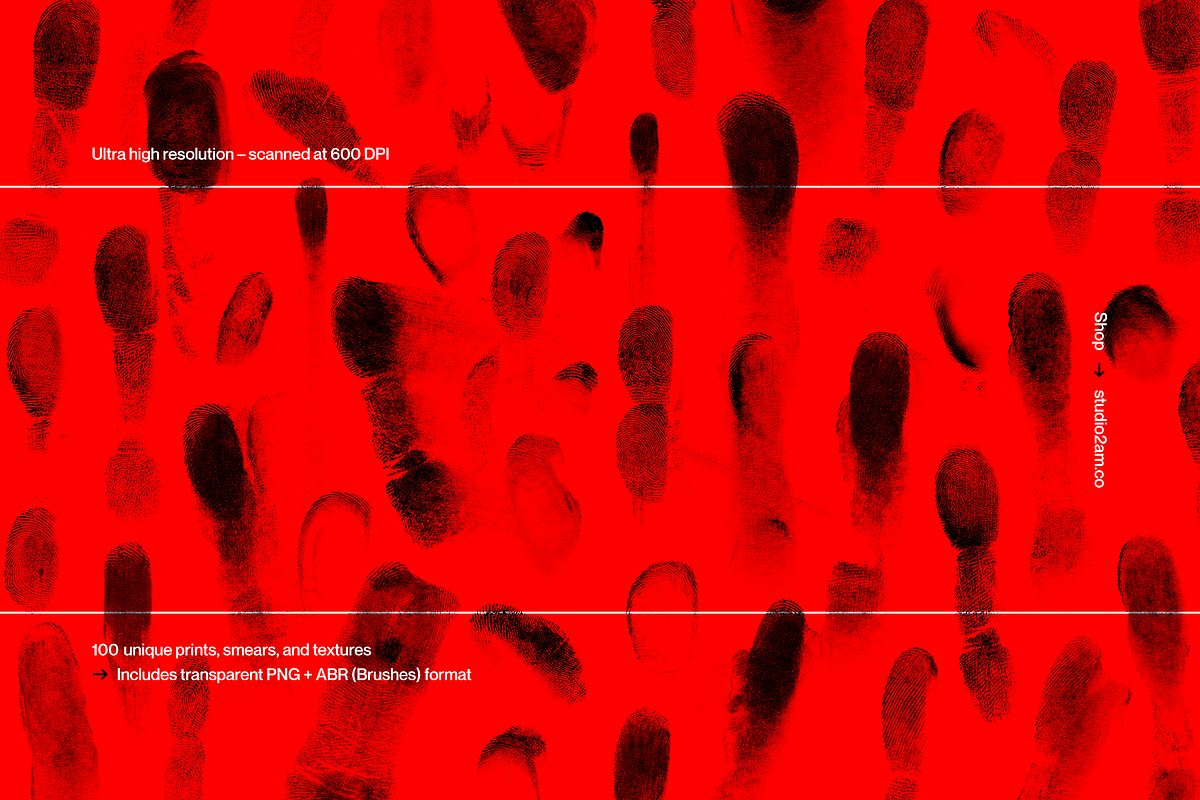 Fingerprint - 100 Prints & Smudges, a Texture Graphic by Studio 2am (Photo 2 of 4)