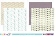 Botanical & Neutral Scrapbook Paper, a Pattern Graphic by Lapeticrafter (Thumbnail 3 of 5)
