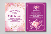 Two Sided Wedding Invitation Card, an Invitation Template by Business Flyers (Thumbnail 2 of 2)