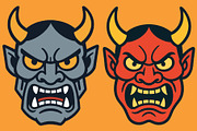 Hannya Oni Masks, a Person Illustration by Deezguizer (Thumbnail 2 of 5)