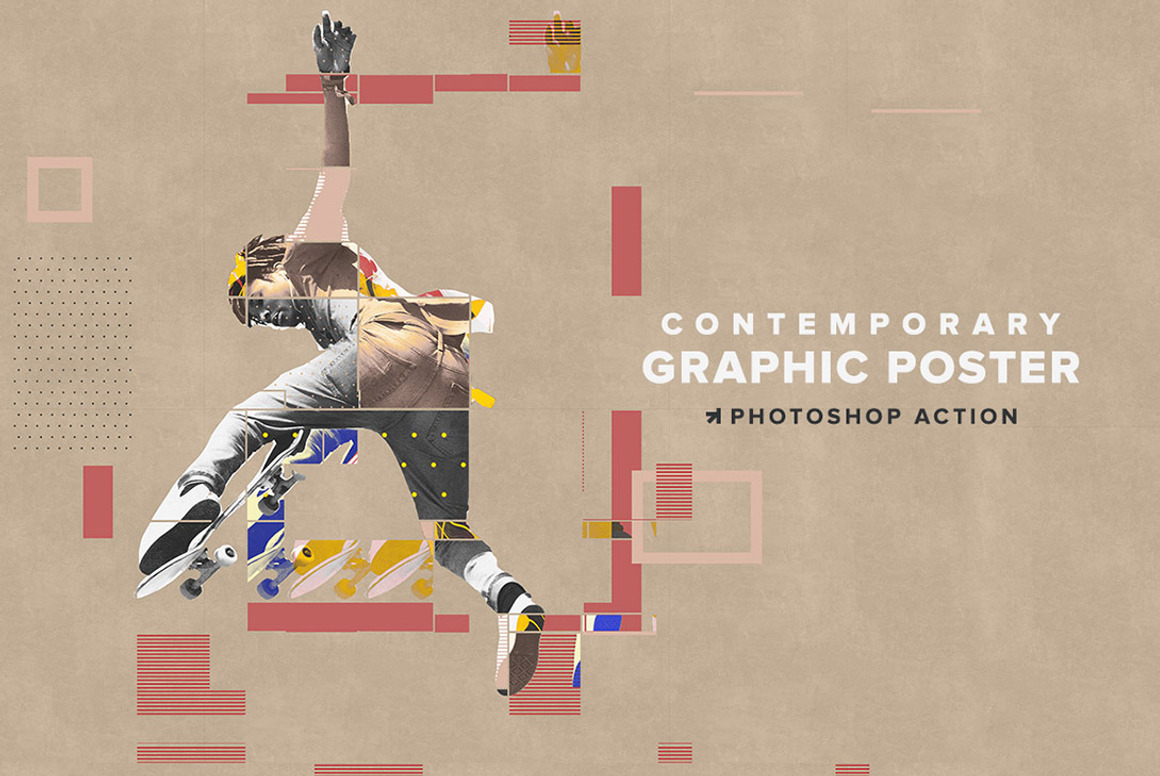 Contemporary Graphic Poster Action, an Action Add-On by bangingjoints (Photo 1 of 6)