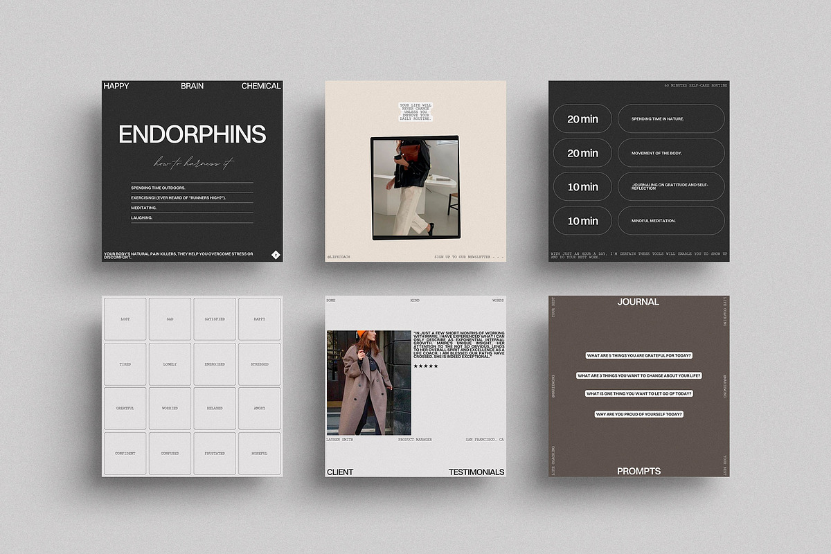 Life Coach Instagram Post, a Social Media Template by Moscovita Studio (Photo 5 of 20)