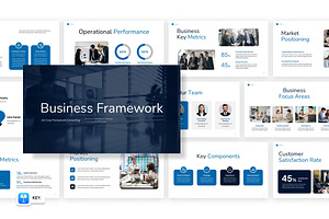 Business Framework Keynote, a Presentation Template by Loin Studio
