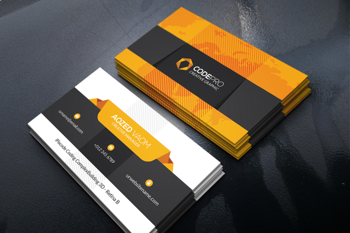 Corporate Business Card, a Business Card Template by xnorpix (Photo 3 of 4)