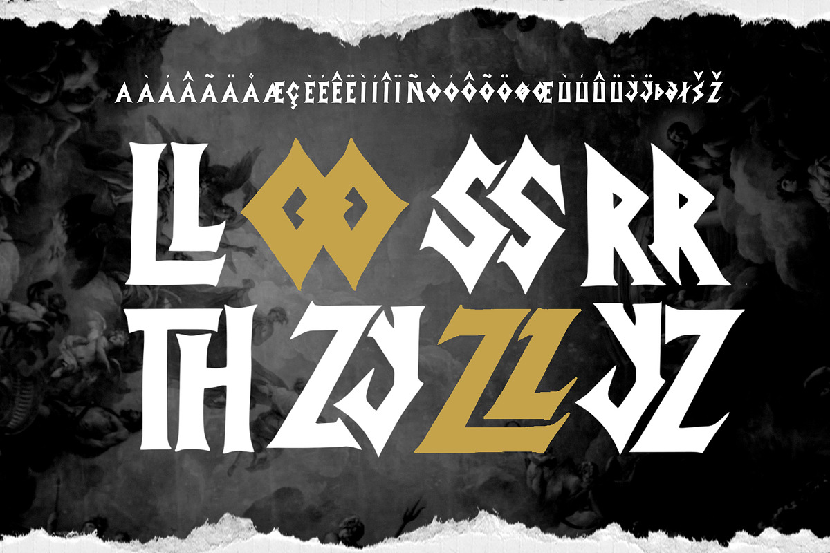 Chimers Graffiti Y2k Display Font, a Blackletter Font by dansdesign (Photo 8 of 9)