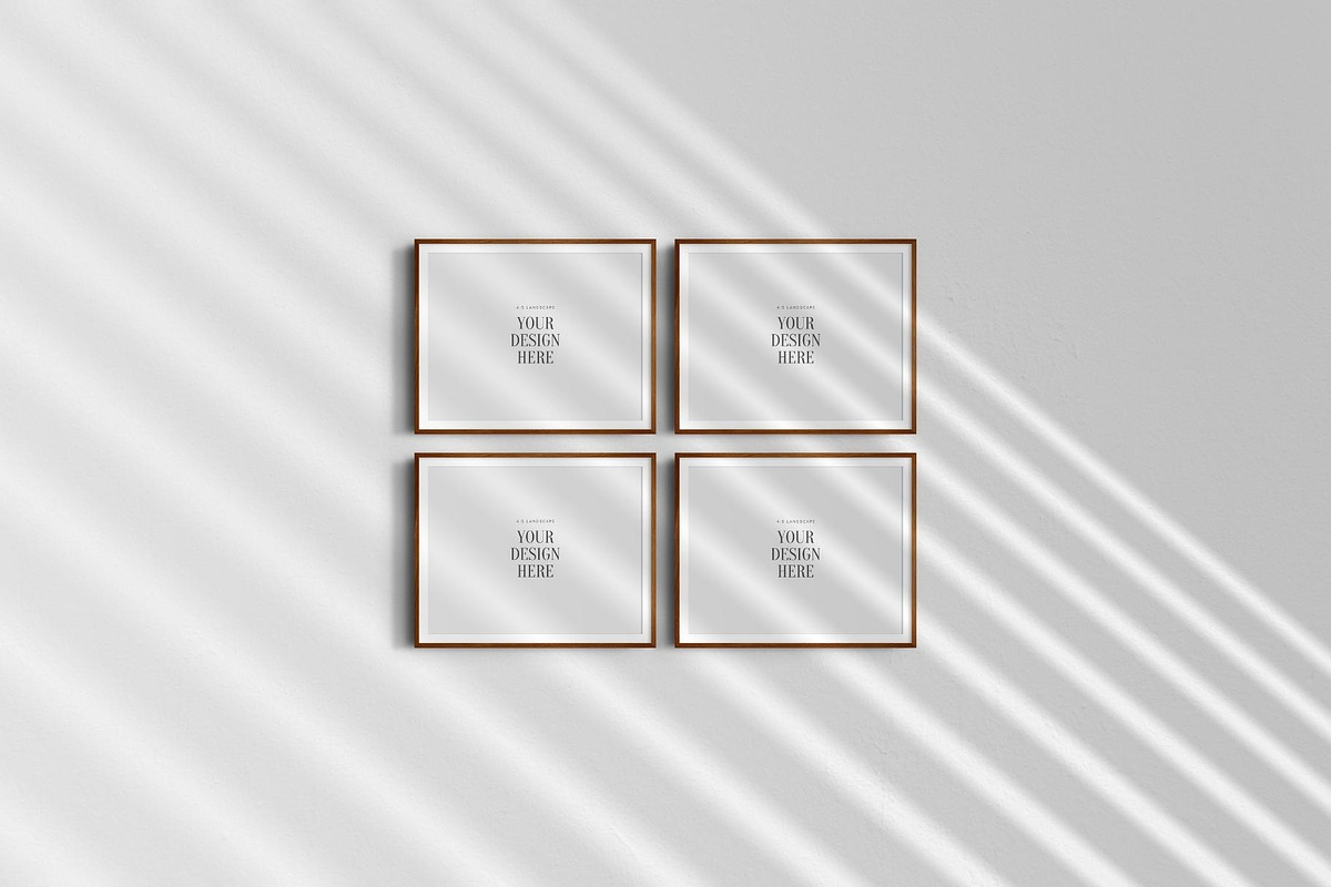5:4 Frame Mockup BUNDLE 4:5 L, a Product Mockup by DESIGN BY nube (Photo 14 of 15)