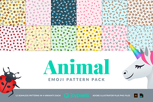 Animal Emoji Patterns by JoyPixels®